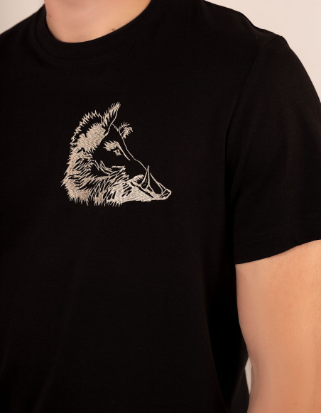 T-SHIRT Z HAFTEM „DZIK”
