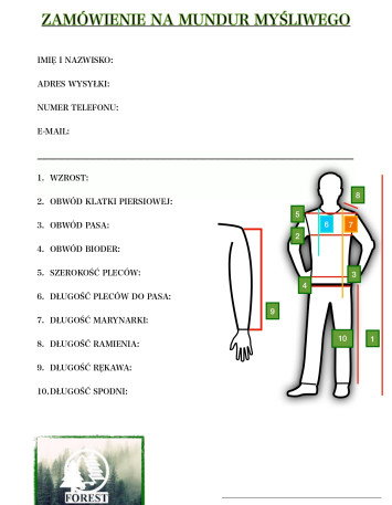 Garnitur Myśliwski Galowy
